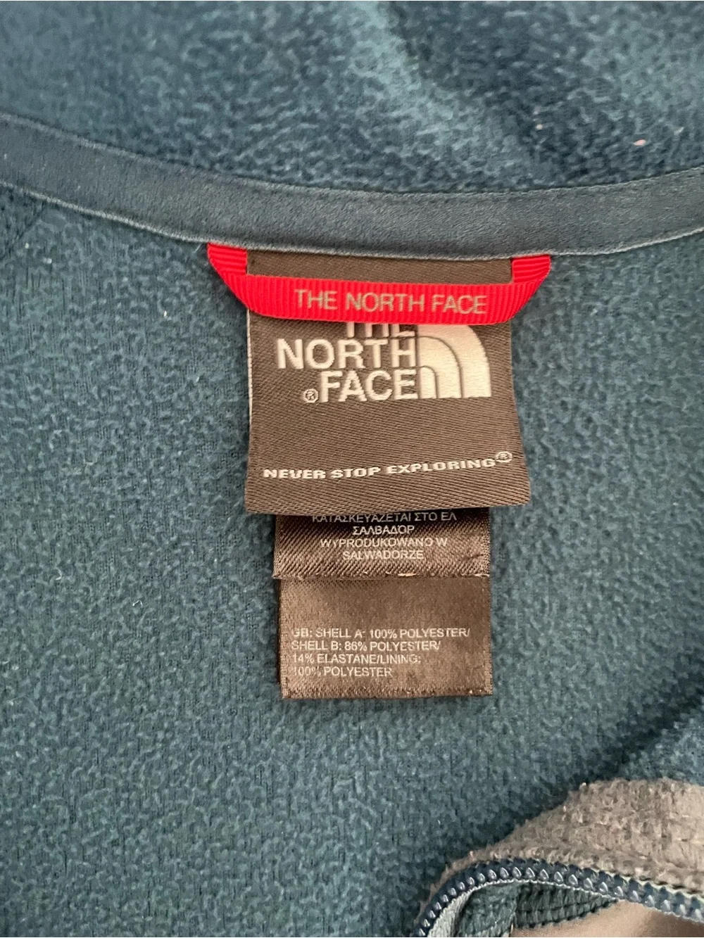The North Face Pullover Fleece Men’s Small Half Zip Lightweight